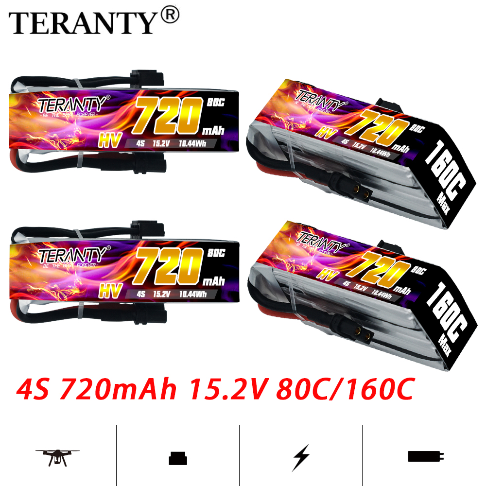 Drone Battery Plate - TERANTY 720mAh 4S 15.2V HV Lipo