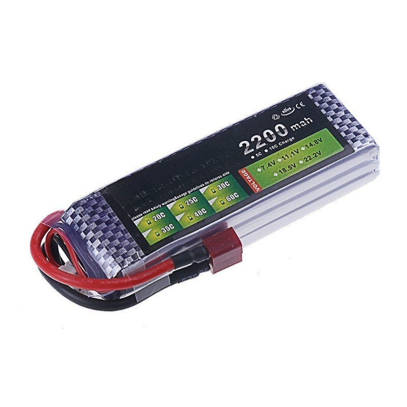 New 3S 30C 11.1V 2200mAh Li-po - Drone Battery 3S reseña y precio