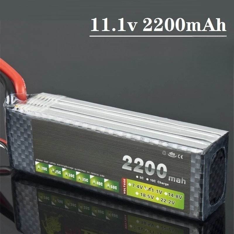 New 3S 30C 11.1V 2200mAh Li-po - Drone Battery 3S reseña y precio