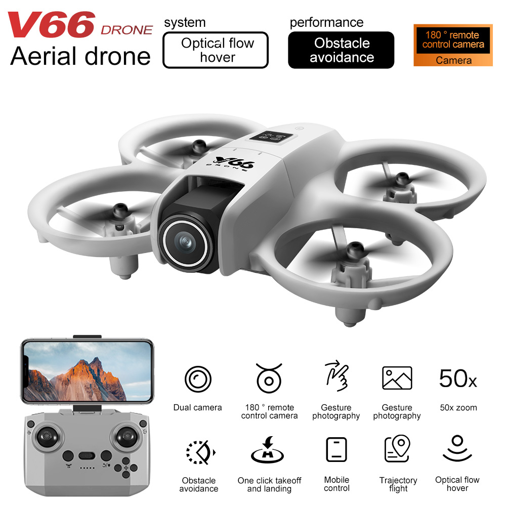 New V66 Mini Drone HD Camera 4 - Drone Battery Case reseña y precio
