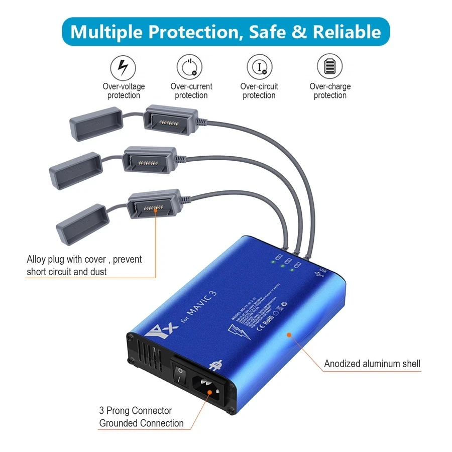 Battery Charger Hub 5in1 Charg - Drone Battery Smart reseña y precio