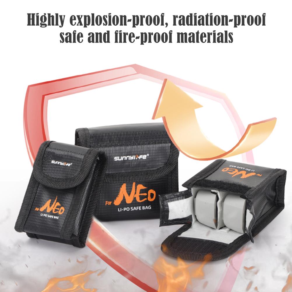 FOR DJI Neo Battery Explosion- - Drone Battery Bag reseña y precio