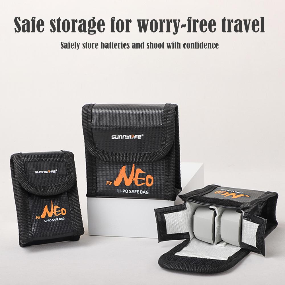 FOR DJI Neo Battery Explosion- - Drone Battery Bag reseña y precio