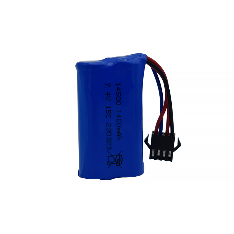 7.4V 1400mAh 14500 lithium-ion - Drone Battery Li-Ion reseña y precio