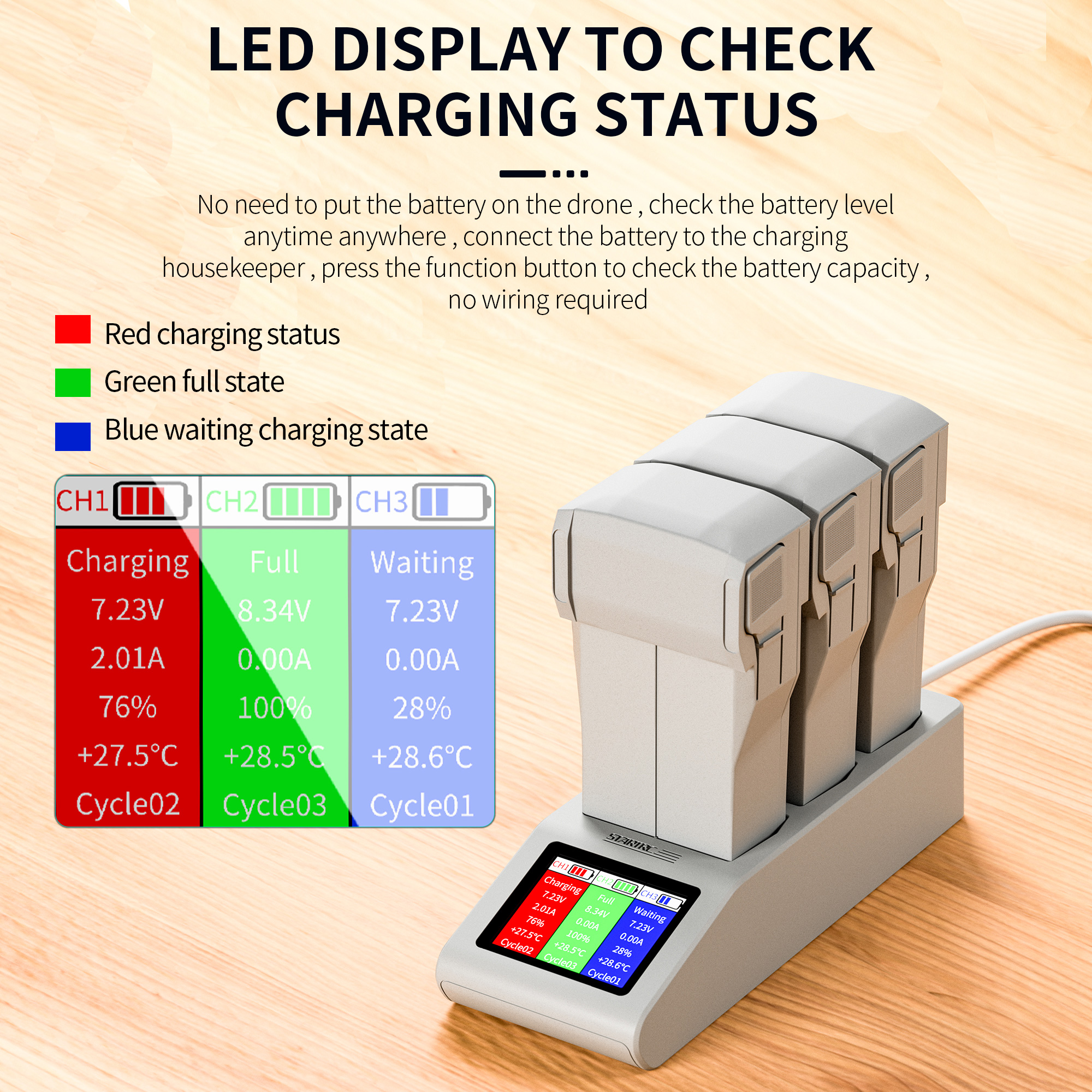 Mini 5 Pro Battery Faster Char - Drone Battery Balance Charger reseña y precio