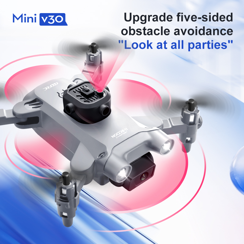 Mini V30 WiFi FPV Drone With 4 - Drone Battery Case reseña y precio