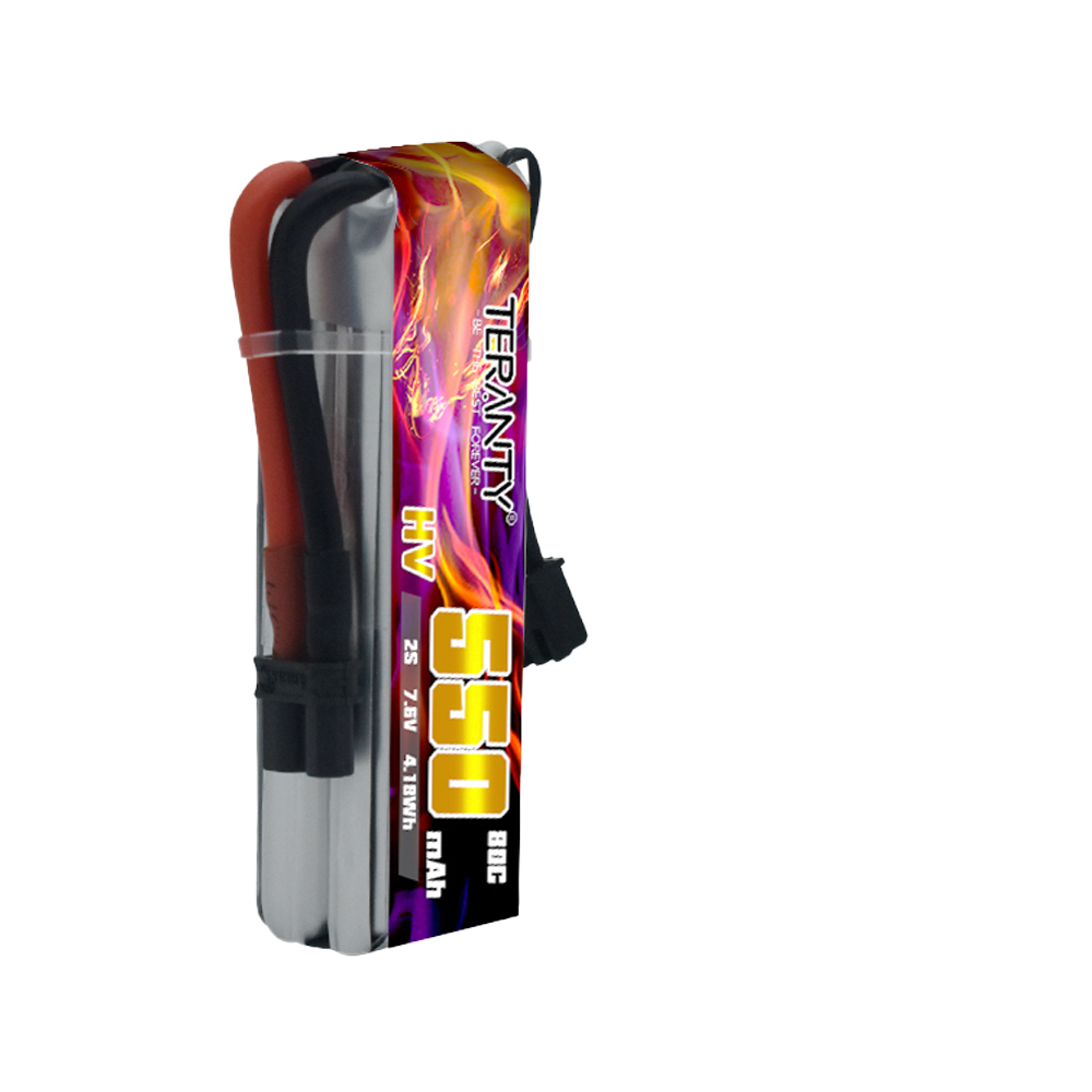 TERANTY 2S 7.6V 550mAh 80C HV  - Drone Battery High Voltage reseña y precio