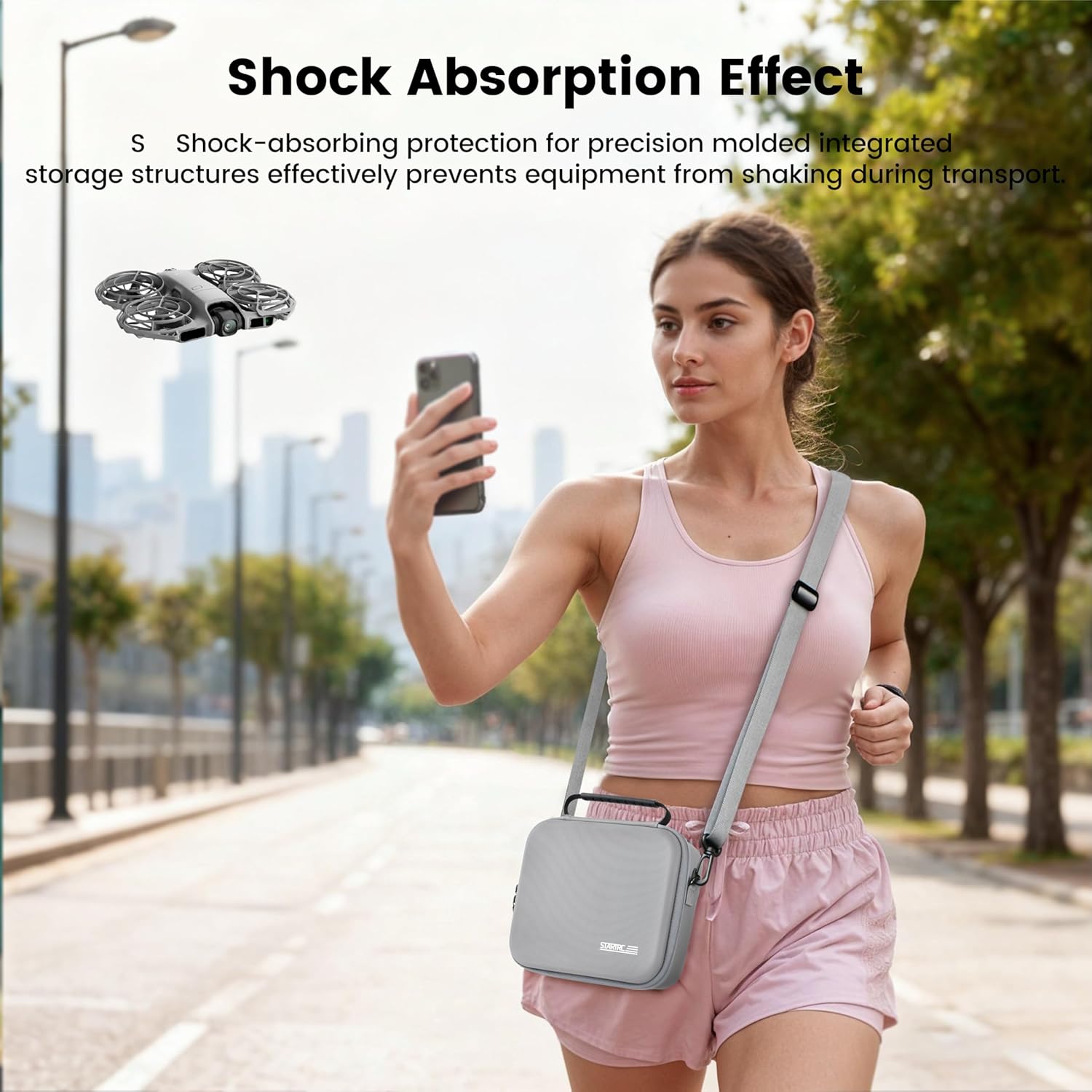 STARTRC Neo 2 Portable PU Shou - Drone Battery Case reseña y precio