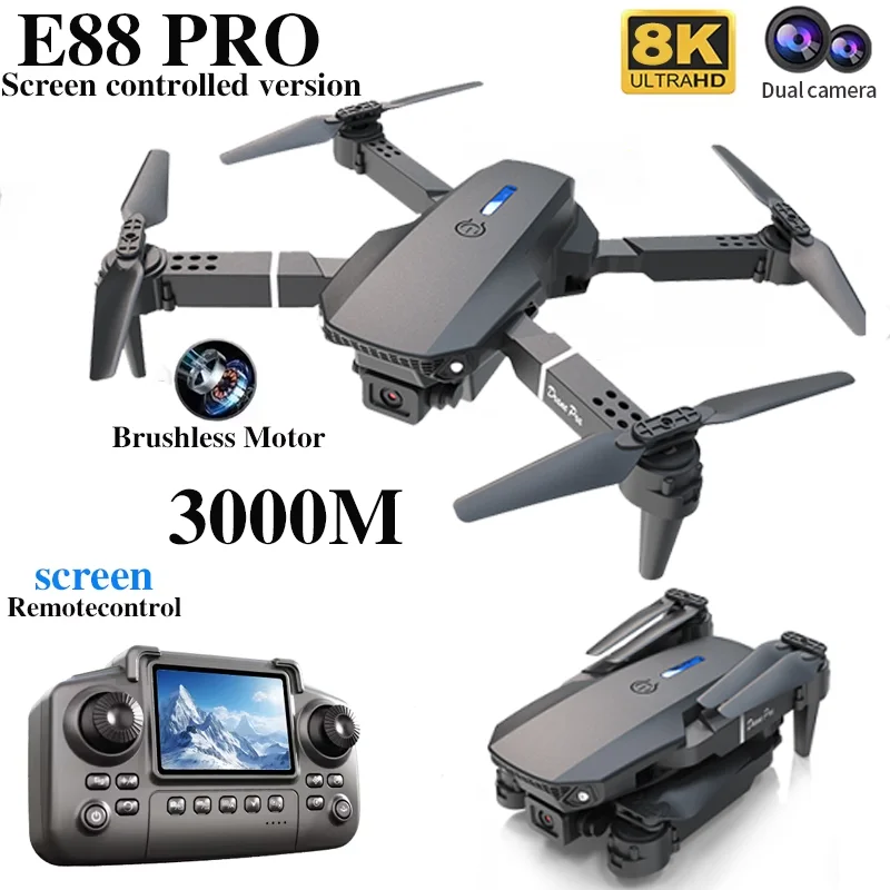 Professional E88 PRO Drone wit - Drone Battery Case reseña y precio