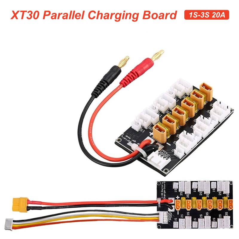 XT30 Plug Lipo Battery Paralle - Drone Battery Parallel Board reseña y precio