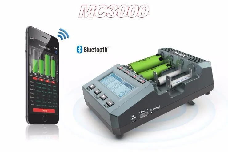 MC3000  Smart 4 Slots LCD Disp - Drone Battery Smart reseña y precio