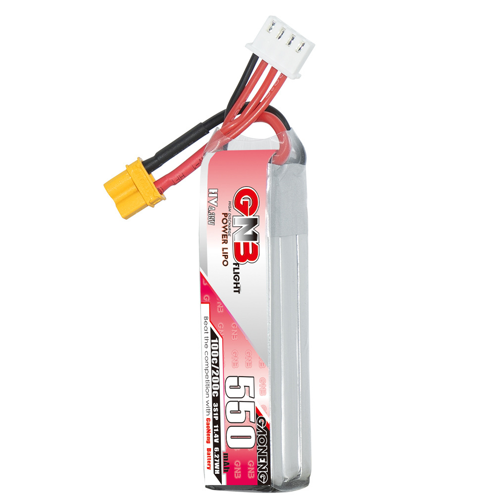 GNB HV 11.4V 550mAh 100C/200C  - Drone Battery Plate reseña y precio