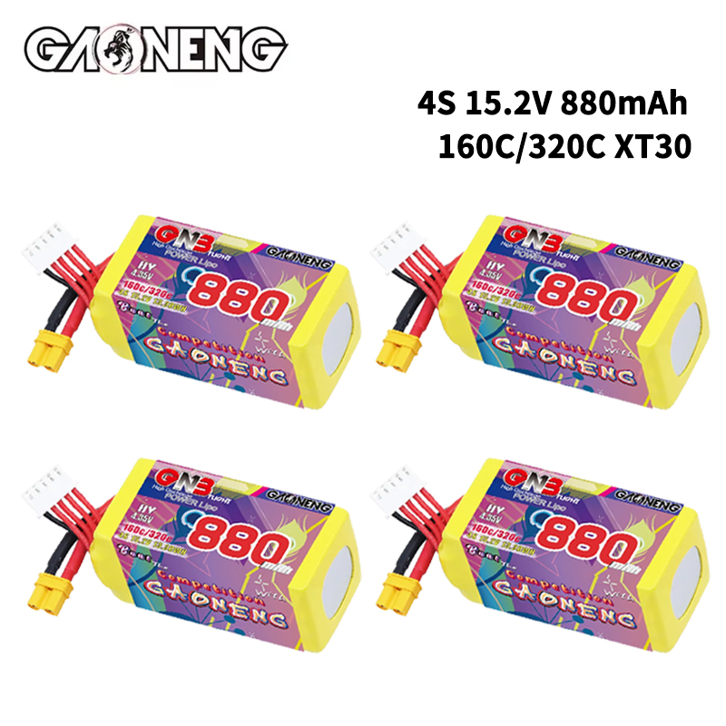 GNB 4S 880mAh 15.2V 160C/320C  - Drone Battery Connector reseña y precio
