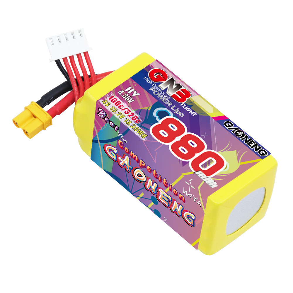 GNB 4S 880mAh 15.2V 160C/320C  - Drone Battery Connector reseña y precio