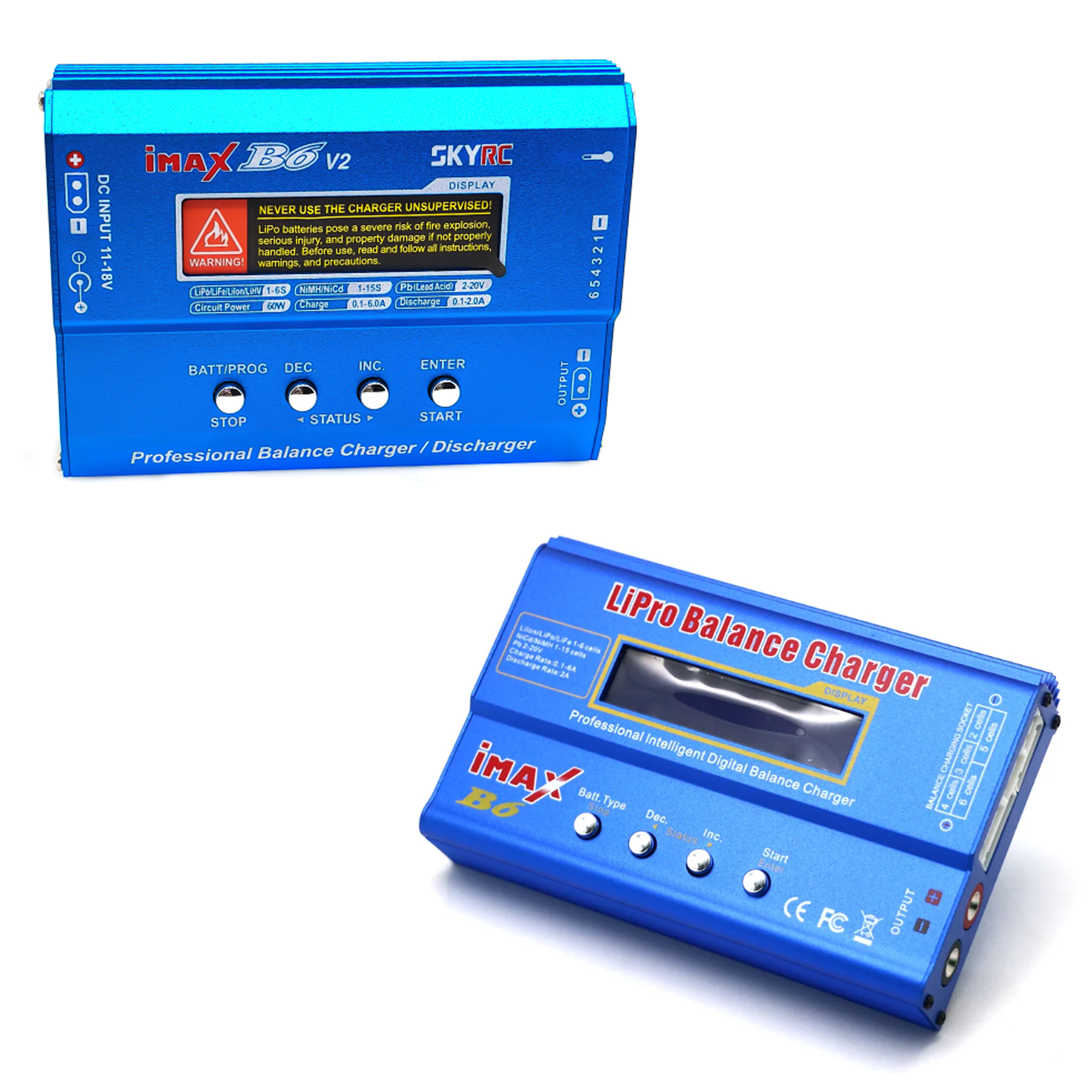 IMAX B6 / B6AC 80W T/XT60plug  - Drone Battery Balance Charger reseña y precio
