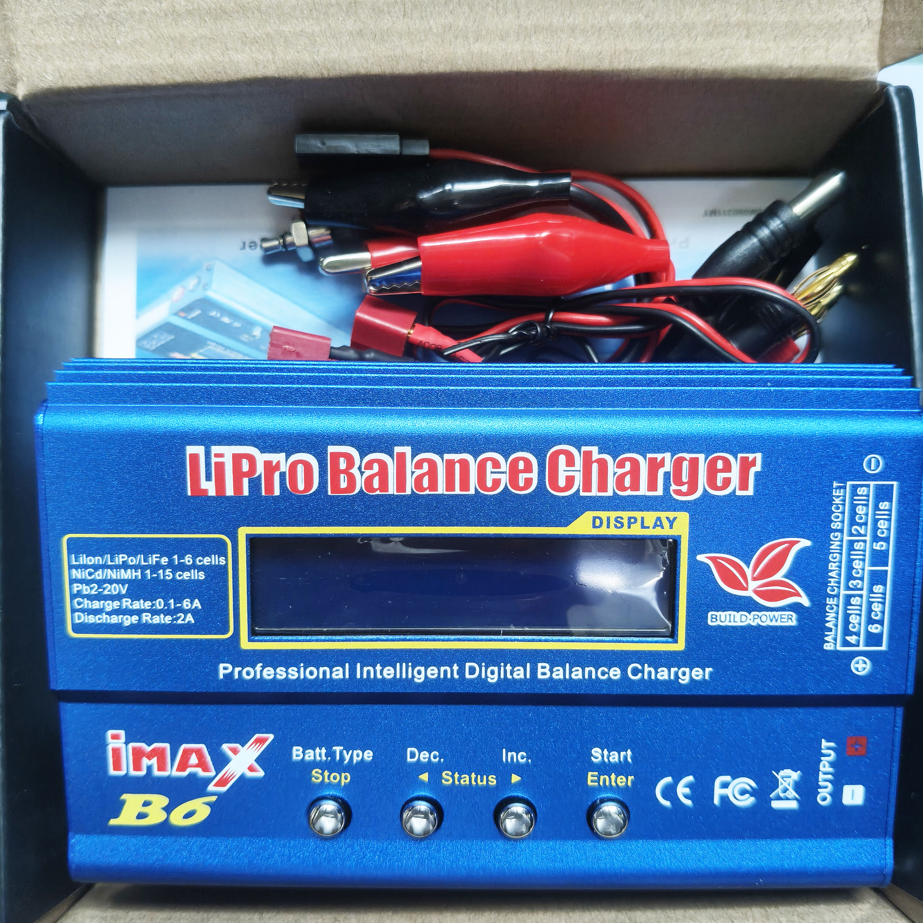 IMAX B6 / B6AC 80W T/XT60plug  - Drone Battery Balance Charger reseña y precio