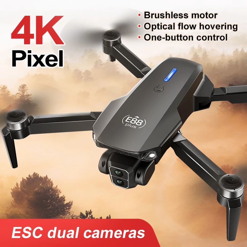 New E88 Plus Quadcopter Drone: - Drone Battery Case reseña y precio