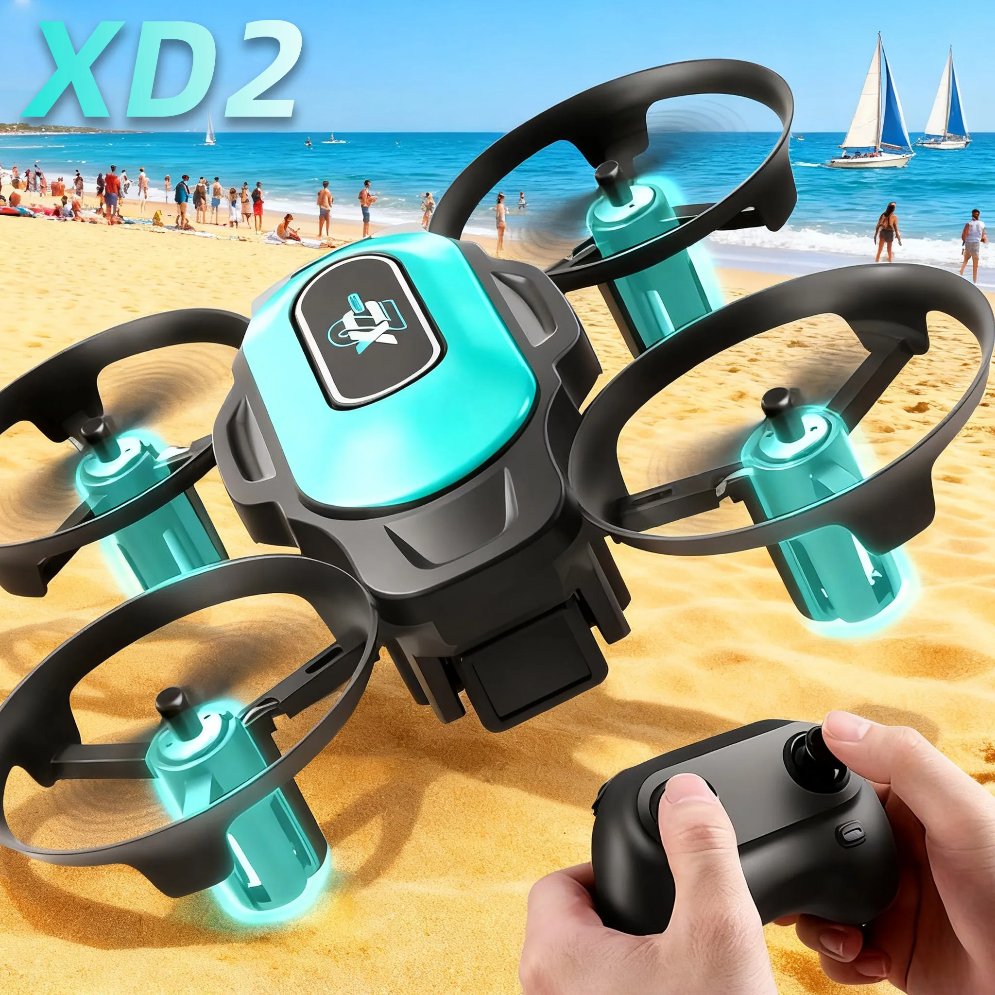XD2 Mini Drone, 360° Stunt Fli - Drone Battery Case reseña y precio