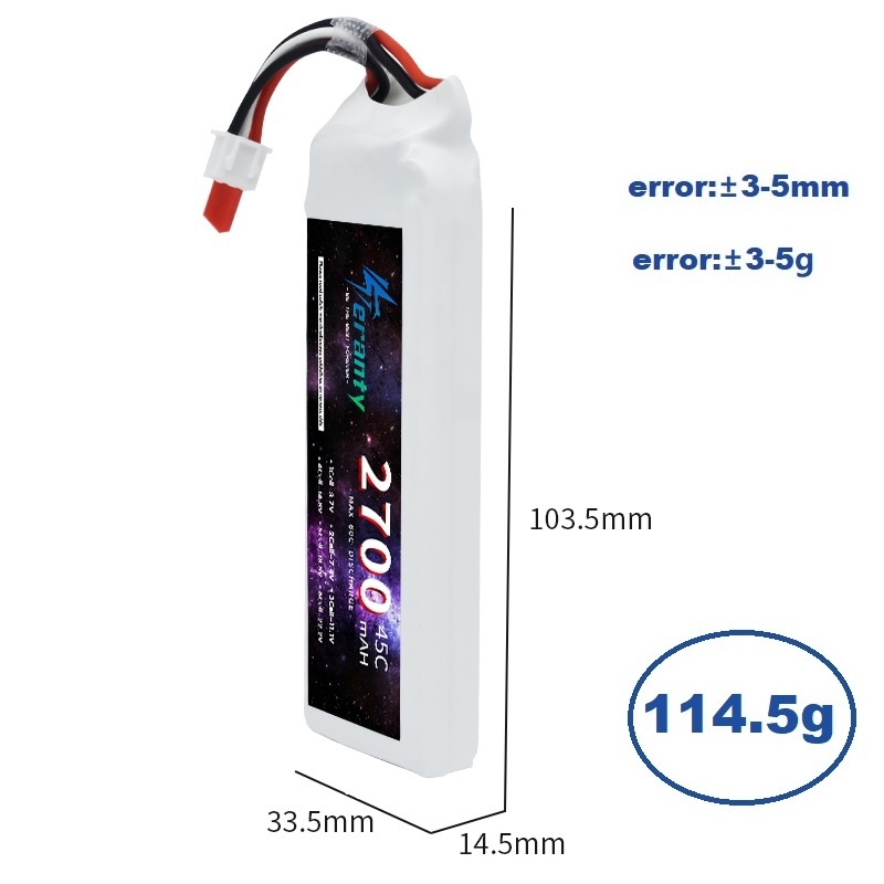 1/3PCS 2S 7.4V Lipo Battery 27 - Drone Battery Lipo reseña y precio