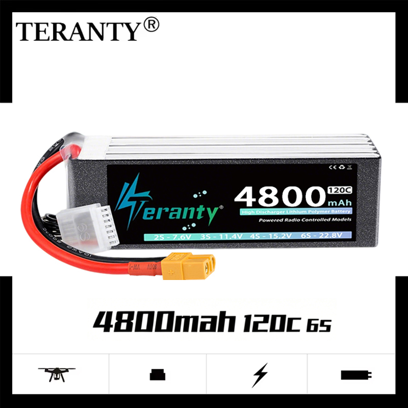 TERANTY 6S 4800mAh Lipo Batter - Drone Battery 6S reseña y precio