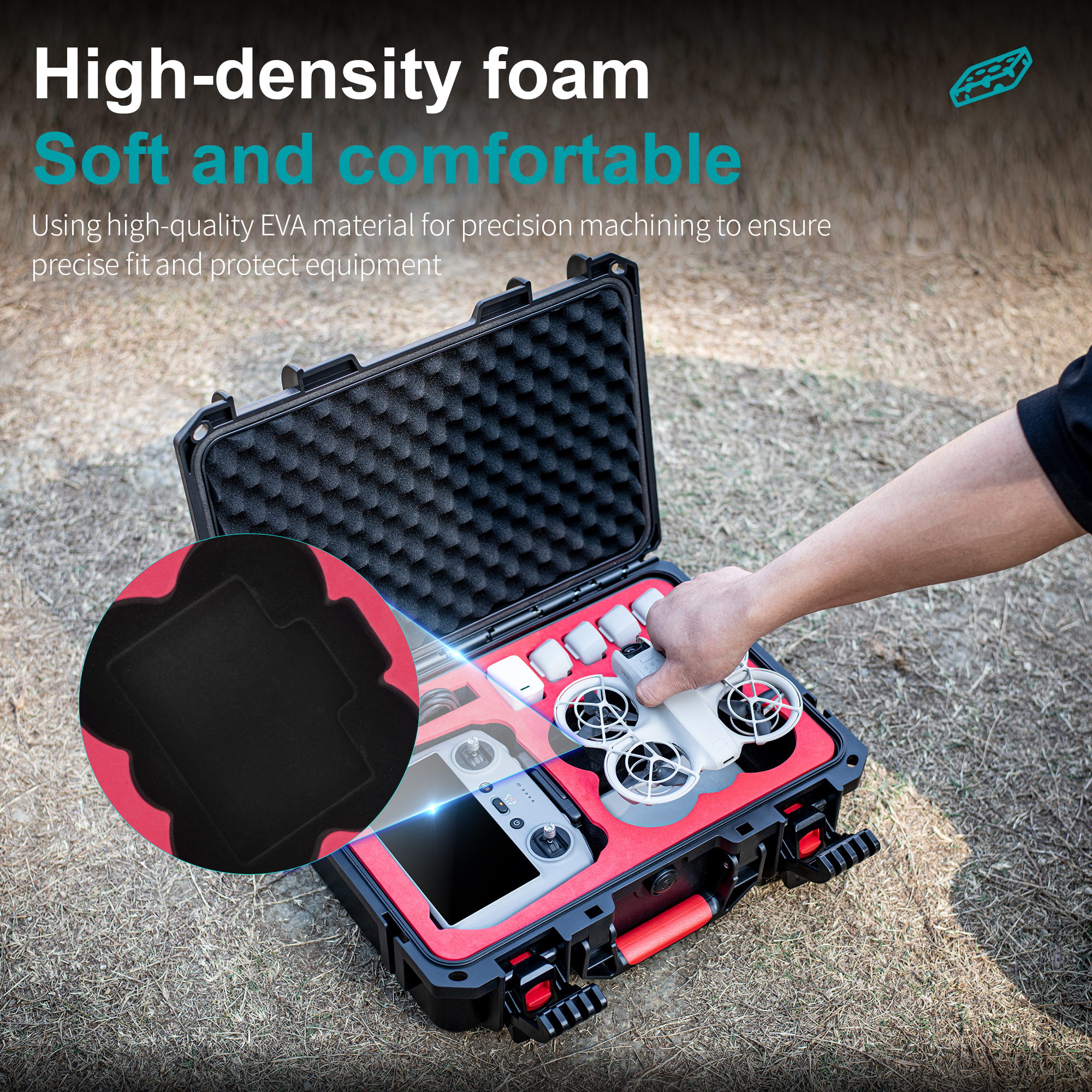 Portable Hard Waterproof Case  - Drone Battery Balance Charger reseña y precio