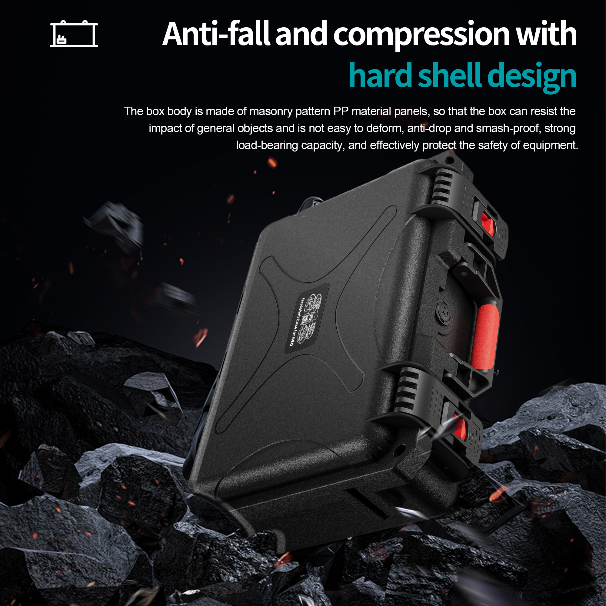 Portable Hard Waterproof Case  - Drone Battery Balance Charger reseña y precio