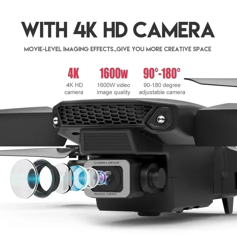E88 Pro WIFI FPV Drone Wide An - Drone Battery Case reseña y precio