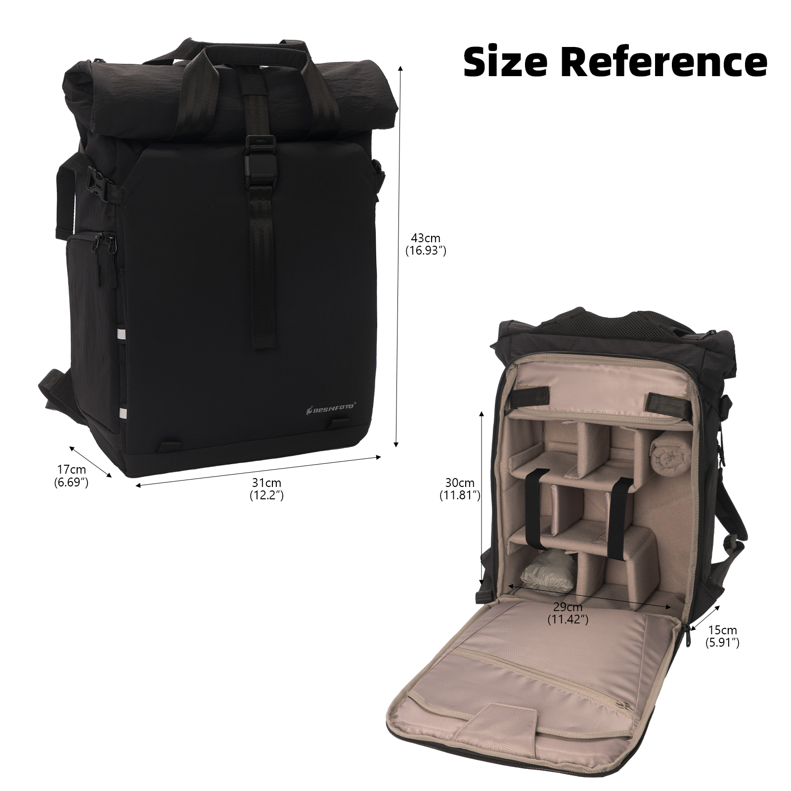 Besnfoto Professional Camera B - Drone Battery Bag reseña y precio