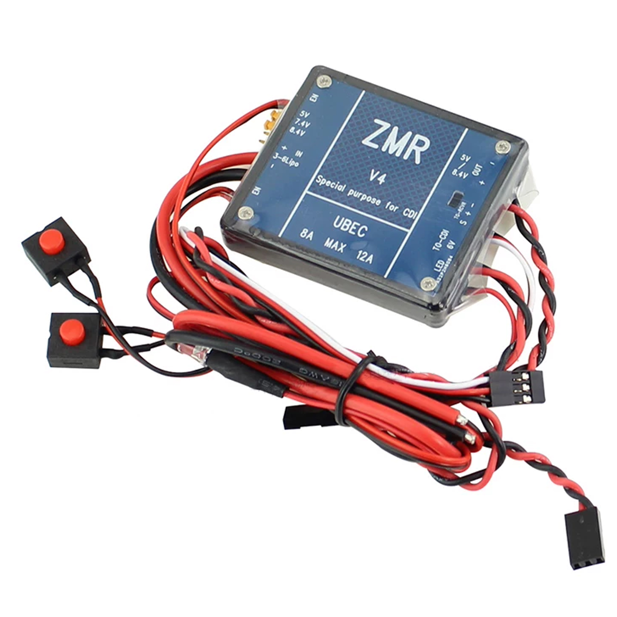 UBEC V2 V3 V4 ZMR 8A Dual BEC  - Drone Battery 6S reseña y precio