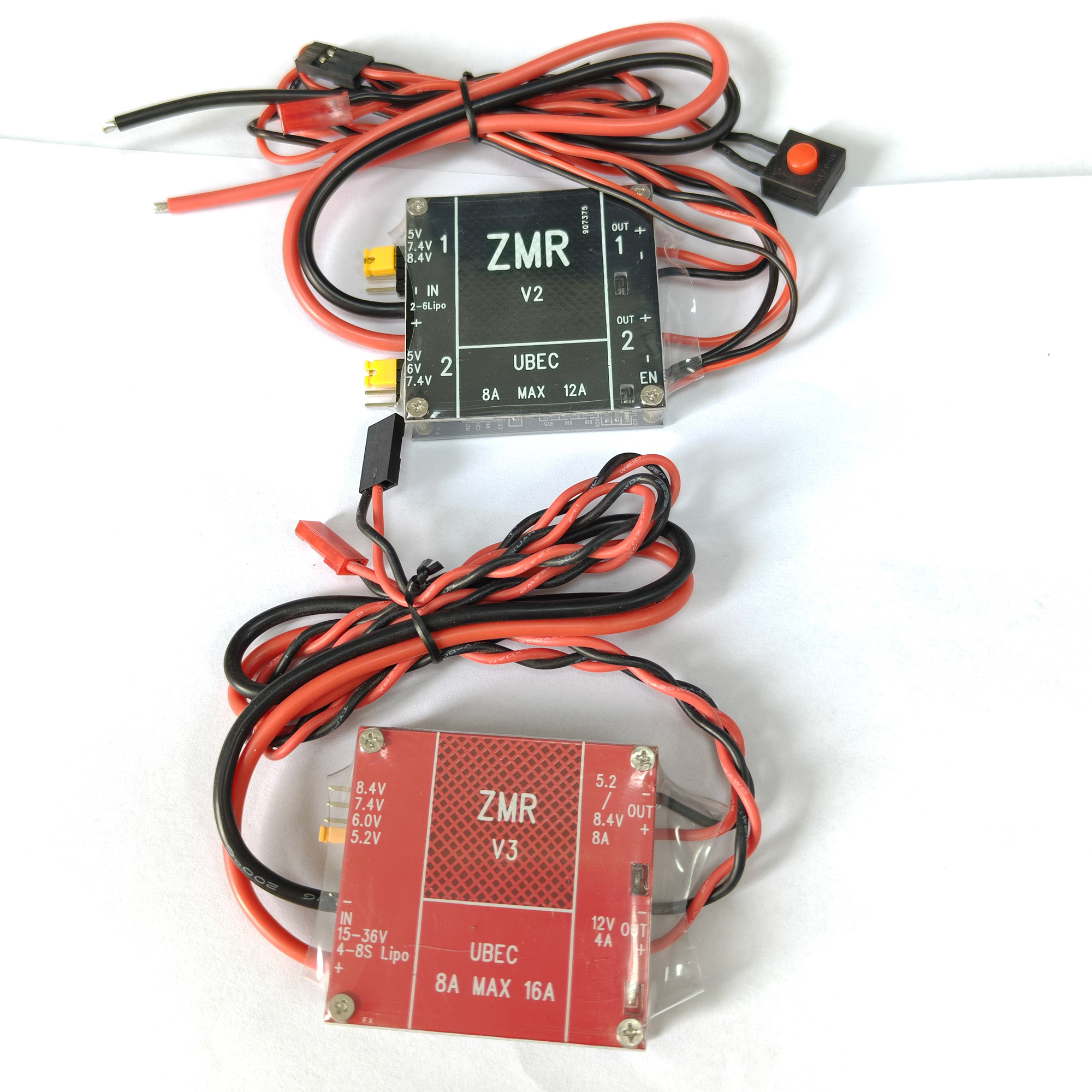 UBEC V2 V3 V4 ZMR 8A Dual BEC  - Drone Battery 6S reseña y precio