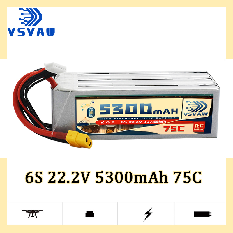 VSVAW 6S 5300mAh Lipo Battery  - Drone Battery 6S reseña y precio
