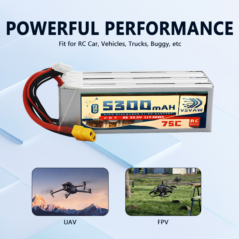 VSVAW 6S 5300mAh Lipo Battery  - Drone Battery 6S reseña y precio