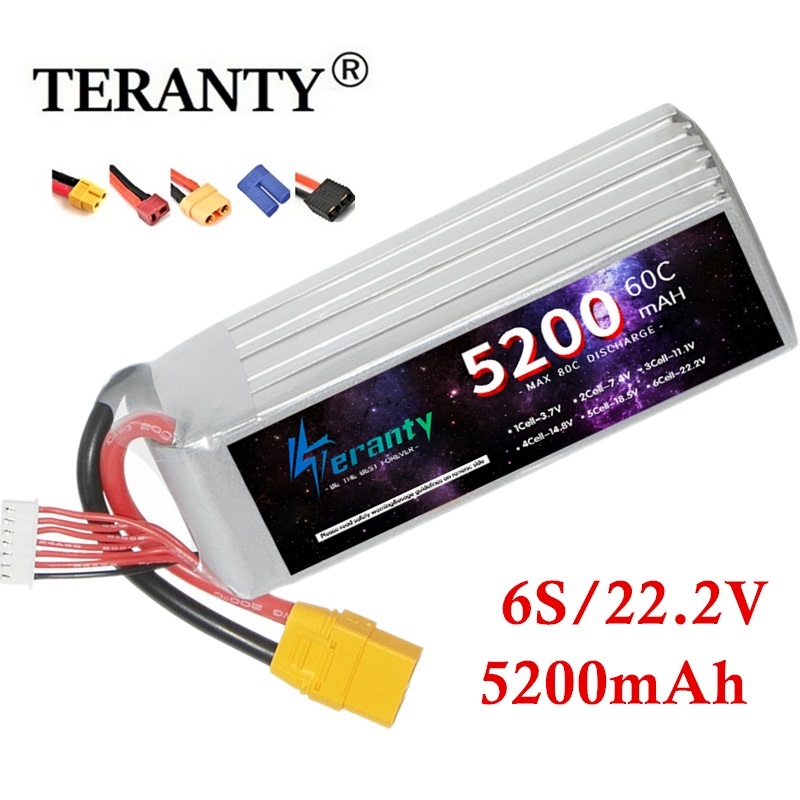 TERANTY 6S 5200mAh Lipo Batter - Drone Battery 6S reseña y precio
