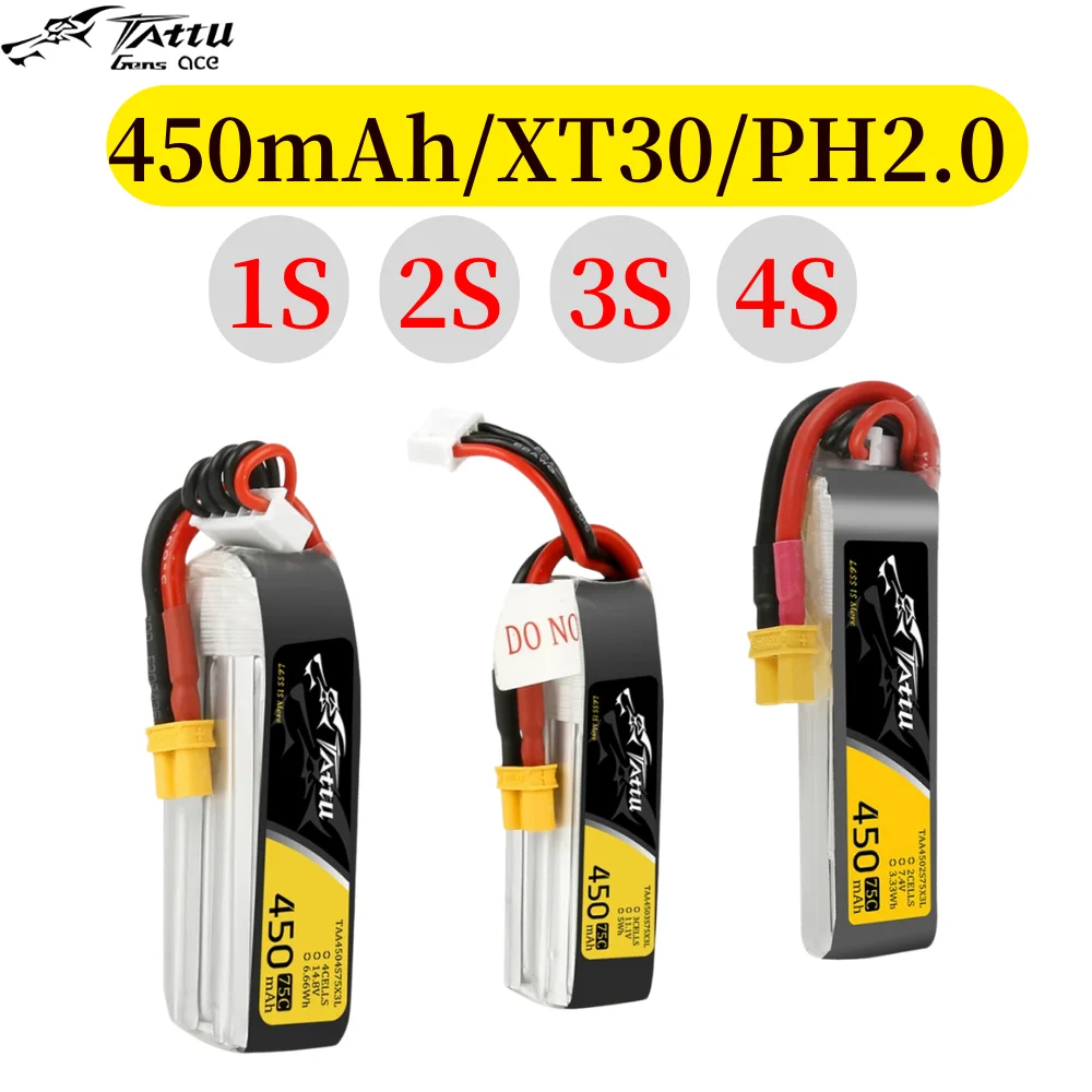 Ace Tattu Lipo Battery 7.4V 7. - Drone Battery 4S reseña y precio
