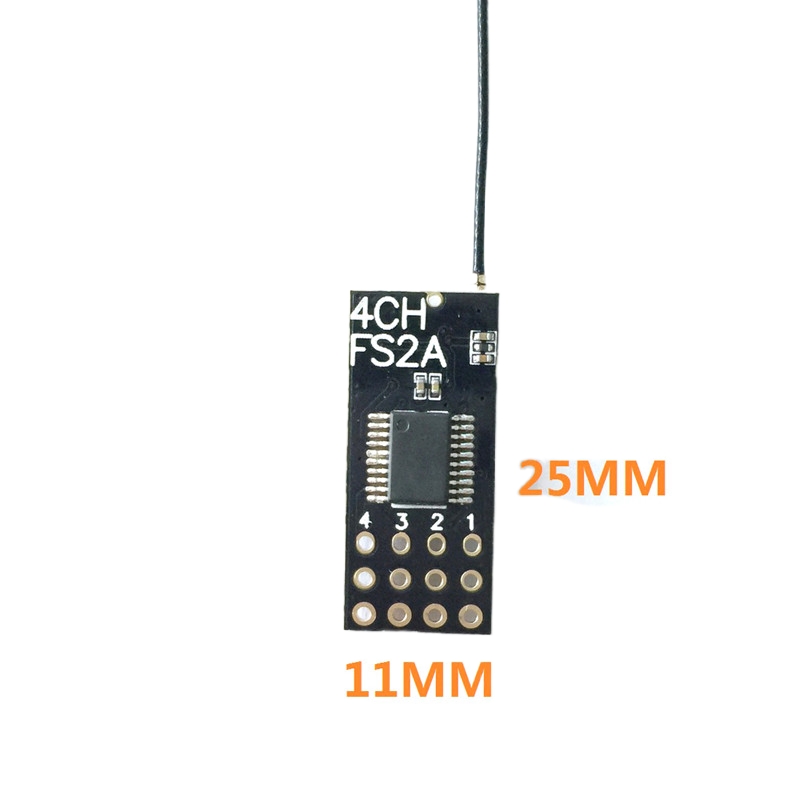 Flysky FS2A Mini Receiver 4CH  - Drone Battery Lipo reseña y precio