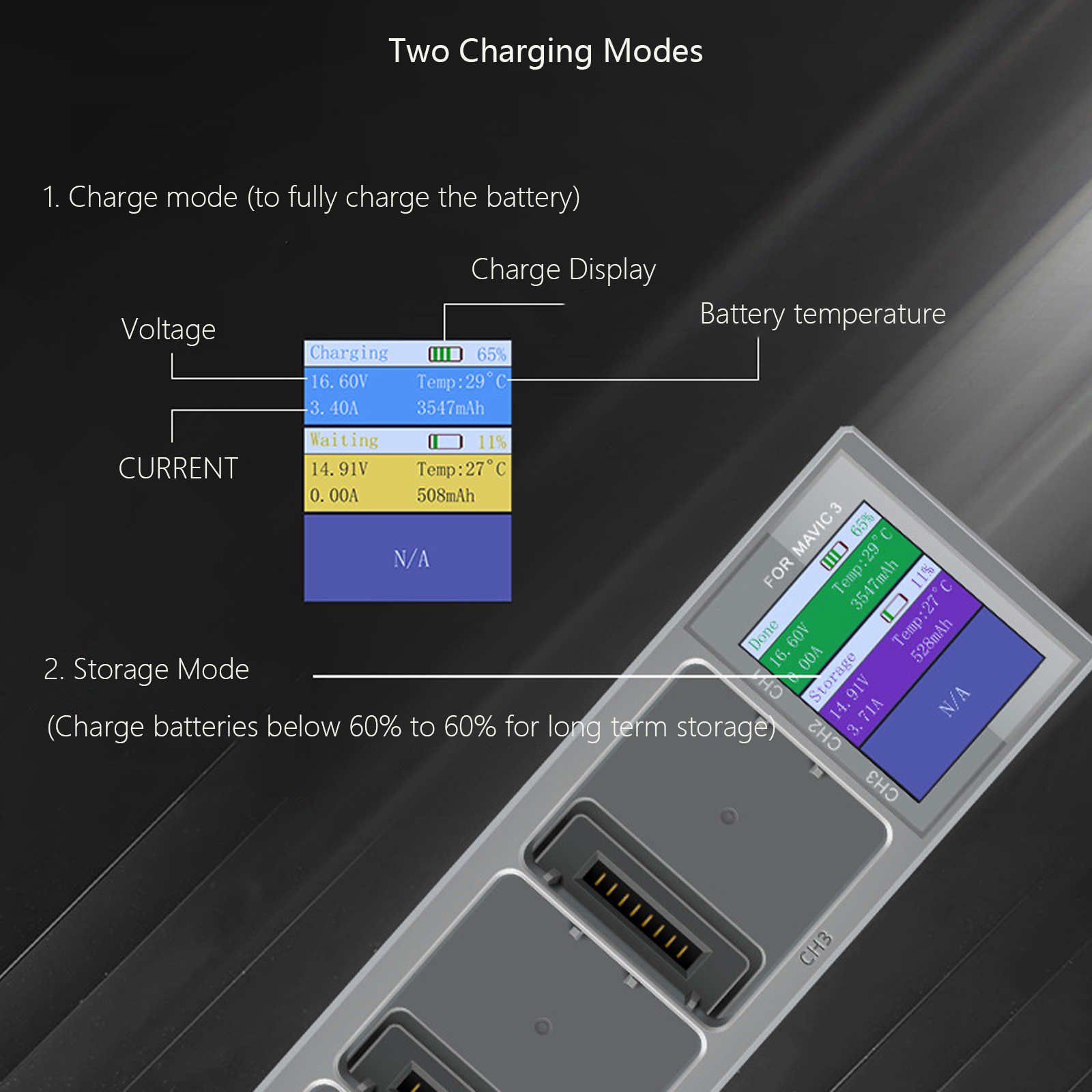 New 3 In 1 Charging Hub for DJ - Drone Battery Balance Charger reseña y precio