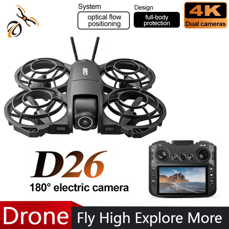 D26 Drone 4K Aerial HD 180° Ca - Drone Battery Balance Charger reseña y precio