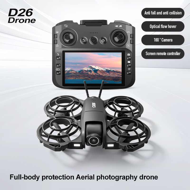 D26 Drone 4K Aerial HD 180° Ca - Drone Battery Balance Charger reseña y precio