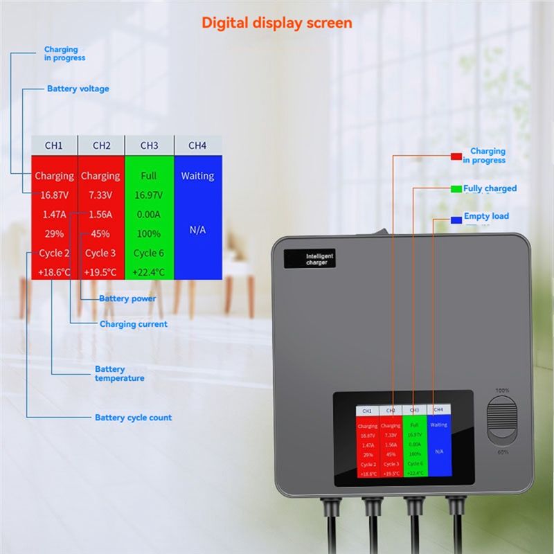 Classic-6-In-1 Digital Display - Drone Battery 3S reseña y precio