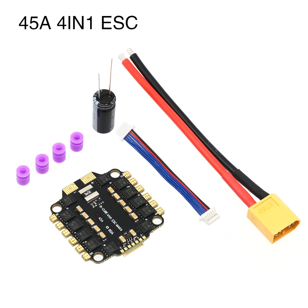 UAngel 4IN1 45A 60A ESC BLHELI - Drone Battery 6S reseña y precio