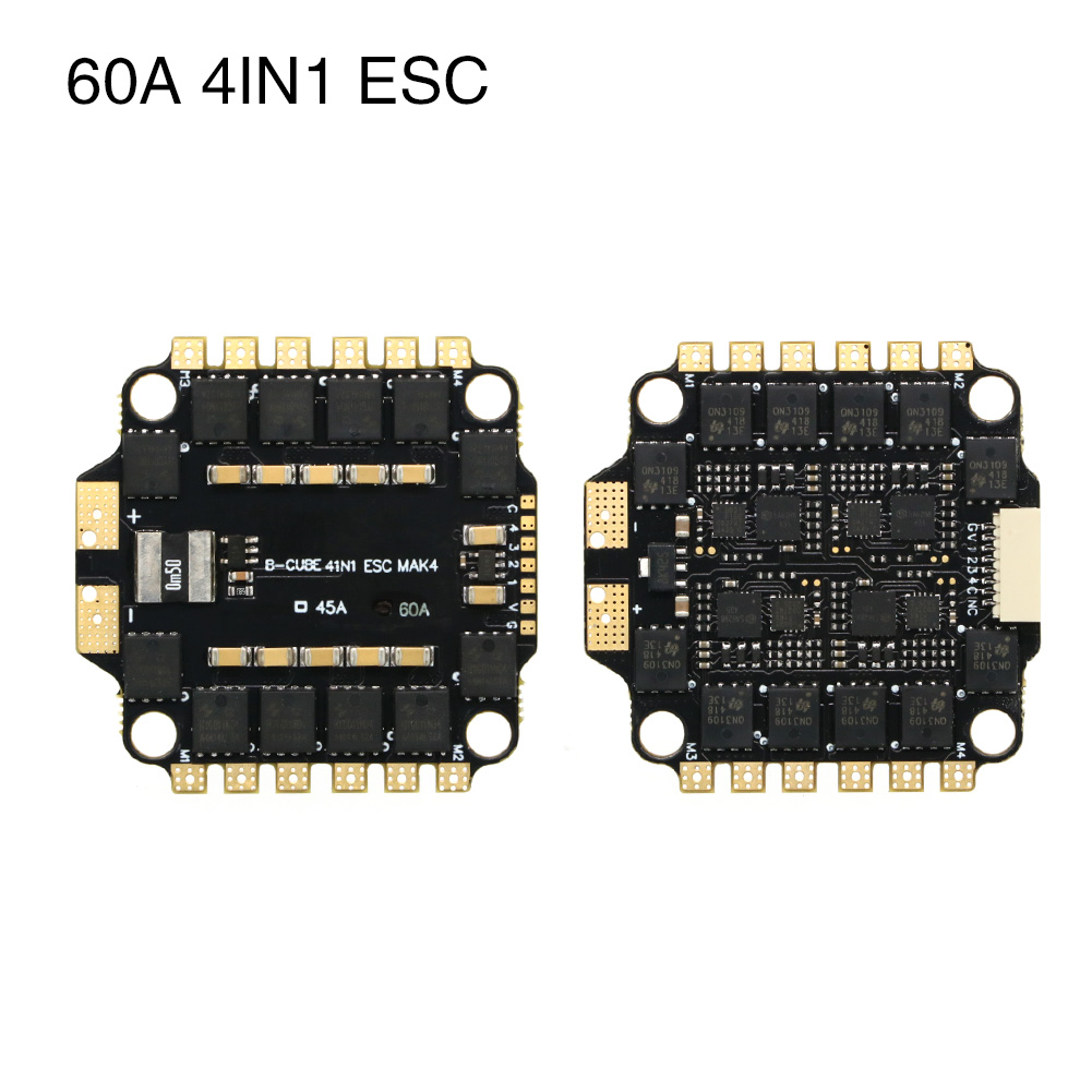 UAngel 4IN1 45A 60A ESC BLHELI - Drone Battery 6S reseña y precio