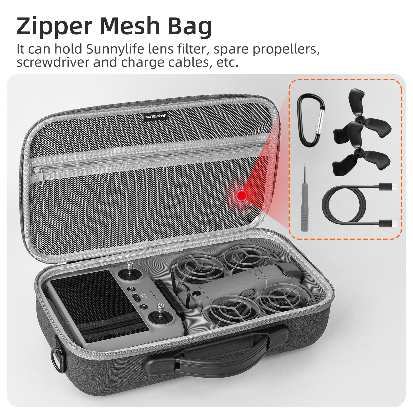 Carrying Case for DJI NEO 2 Dr - Drone Battery Bag reseña y precio