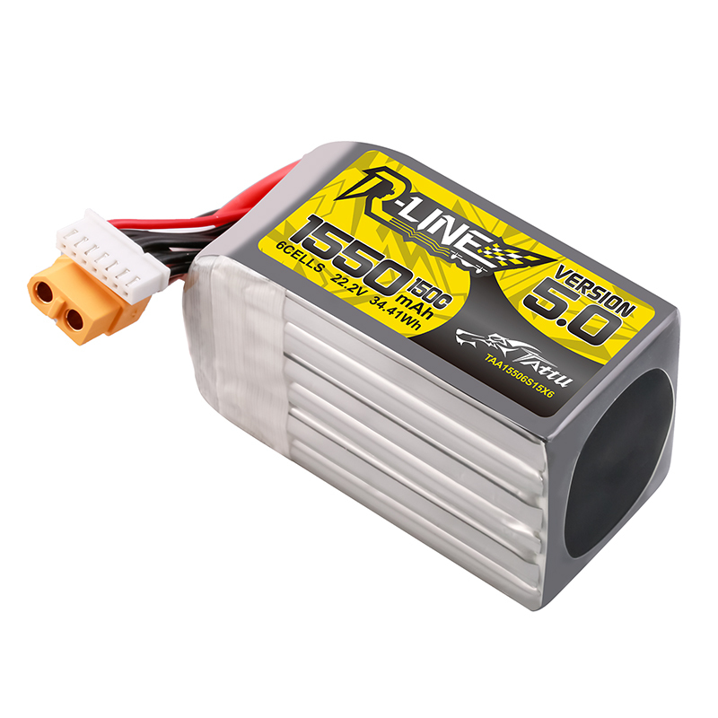 TATTU-R-LINE 5.0 22.2V 1550mAh - Drone Battery 6S reseña y precio