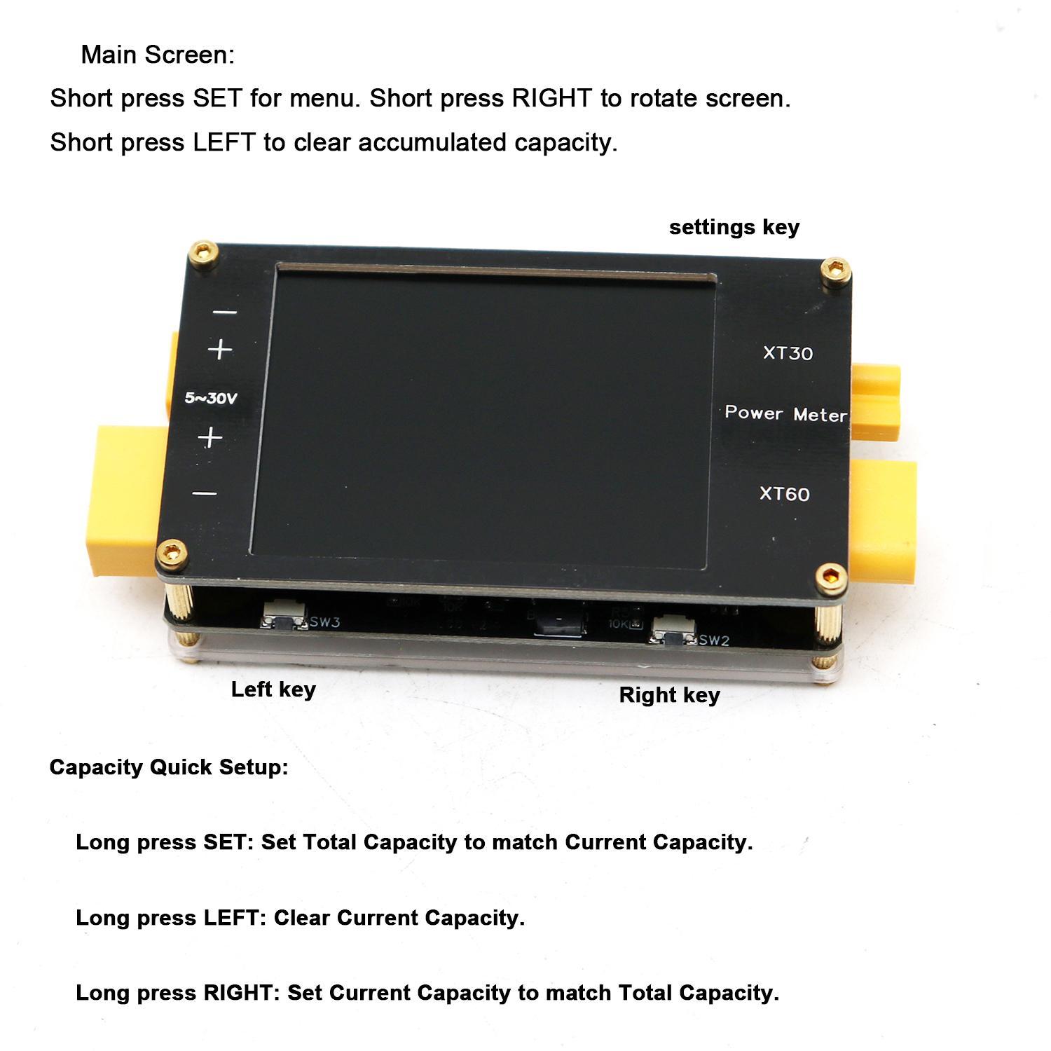2.4Inch Display Power Meter XT - Drone Battery Voltage Checker reseña y precio
