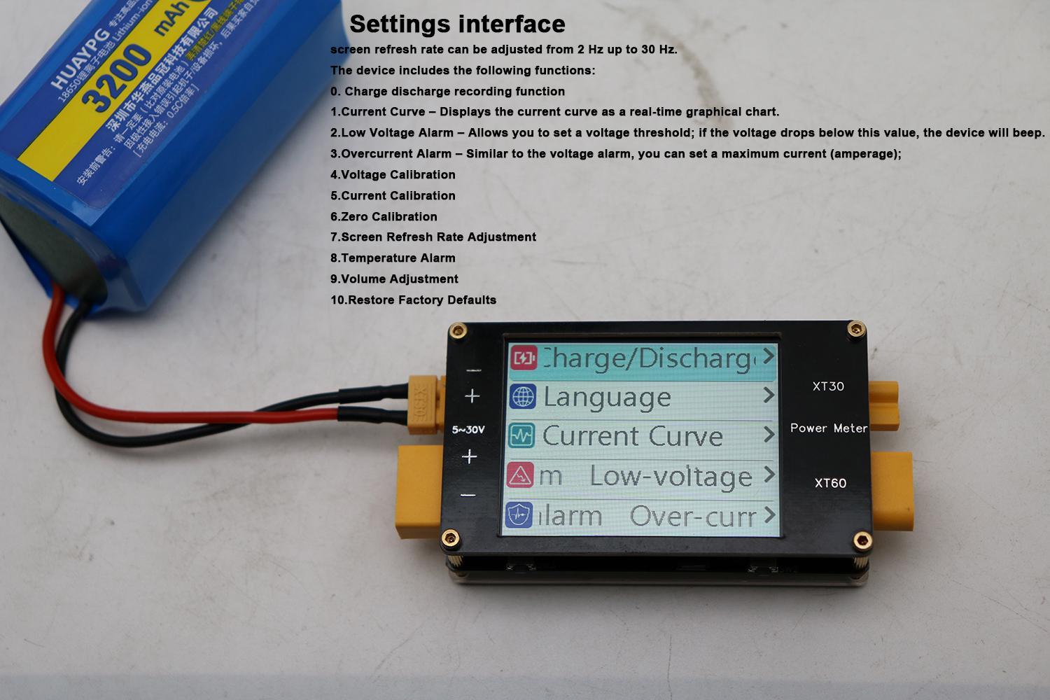 2.4Inch Display Power Meter XT - Drone Battery Voltage Checker reseña y precio