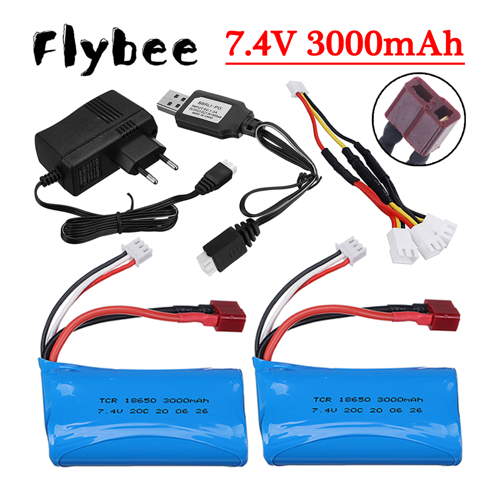 7.4V 3000mAh Li-ion Battery fo - Drone Battery Li-Ion reseña y precio