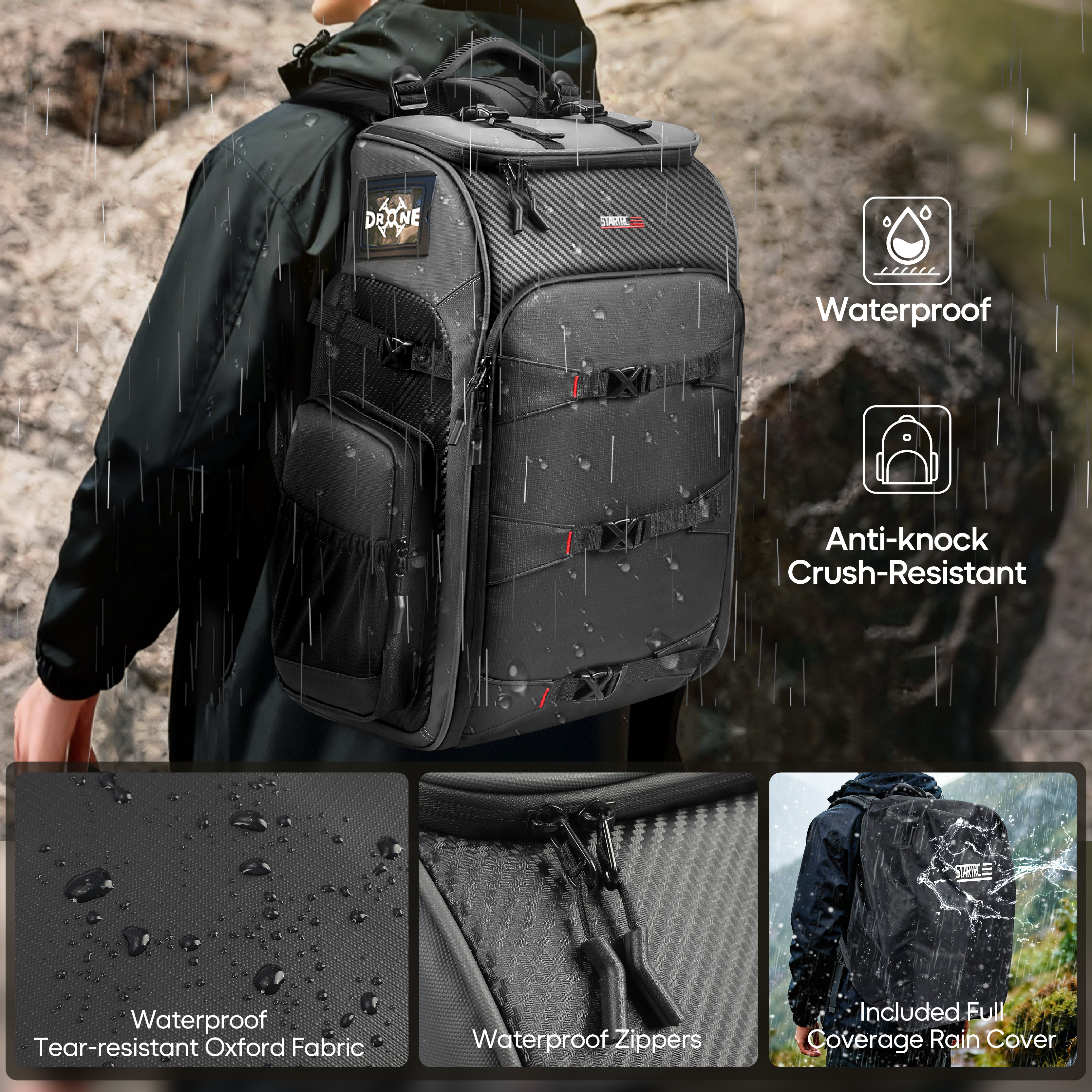 FPV Drone Backpack 40L Profess - Drone Battery Bag reseña y precio