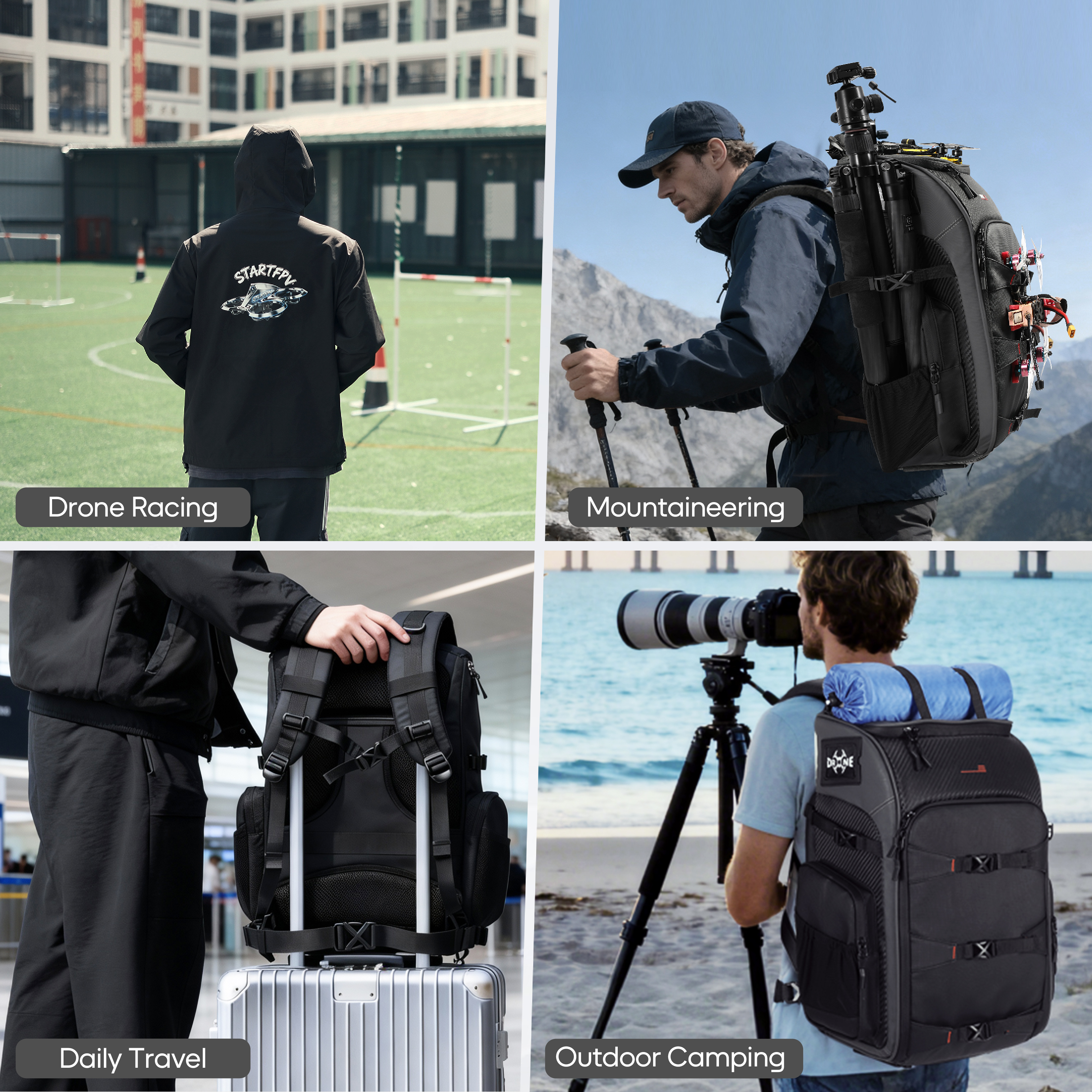FPV Drone Backpack 40L Profess - Drone Battery Bag reseña y precio