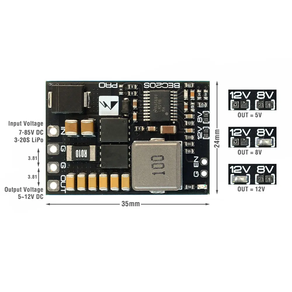 WalleFPV Eagle2 HD O4 Pro Smal - Drone Battery 3S reseña y precio