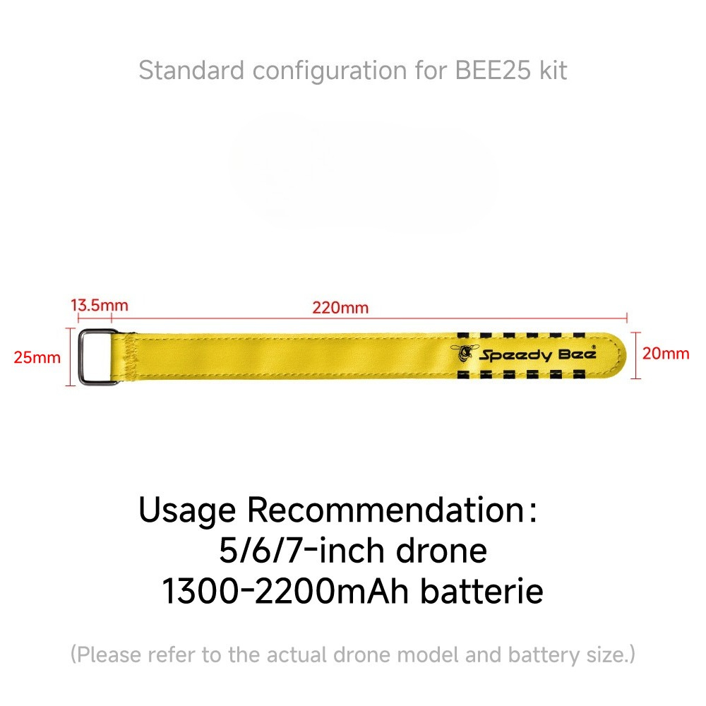 SpeedyBee FPV Lipo Battery Tie - Drone Battery Strap reseña y precio
